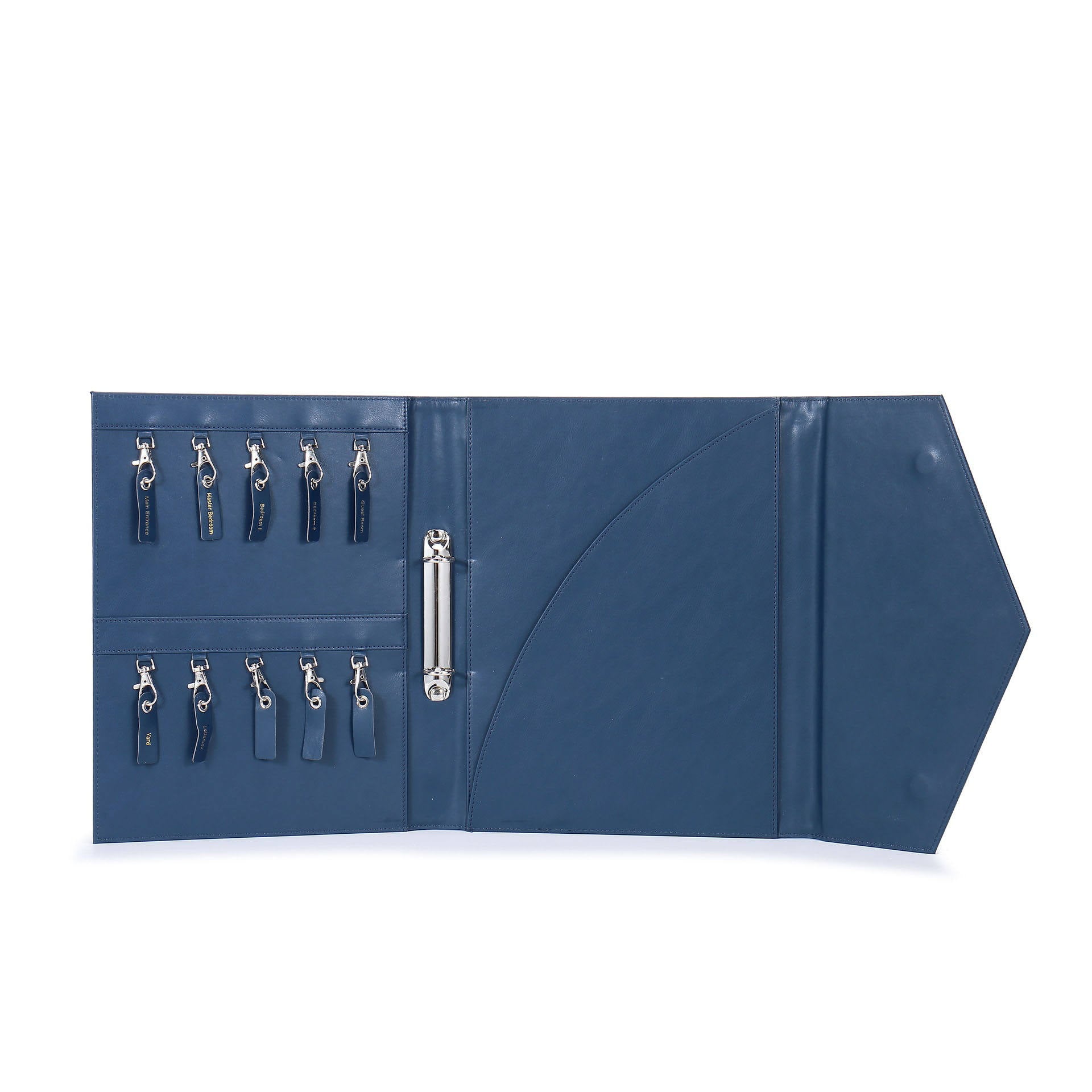 Tri-fold Leather Key Pouch