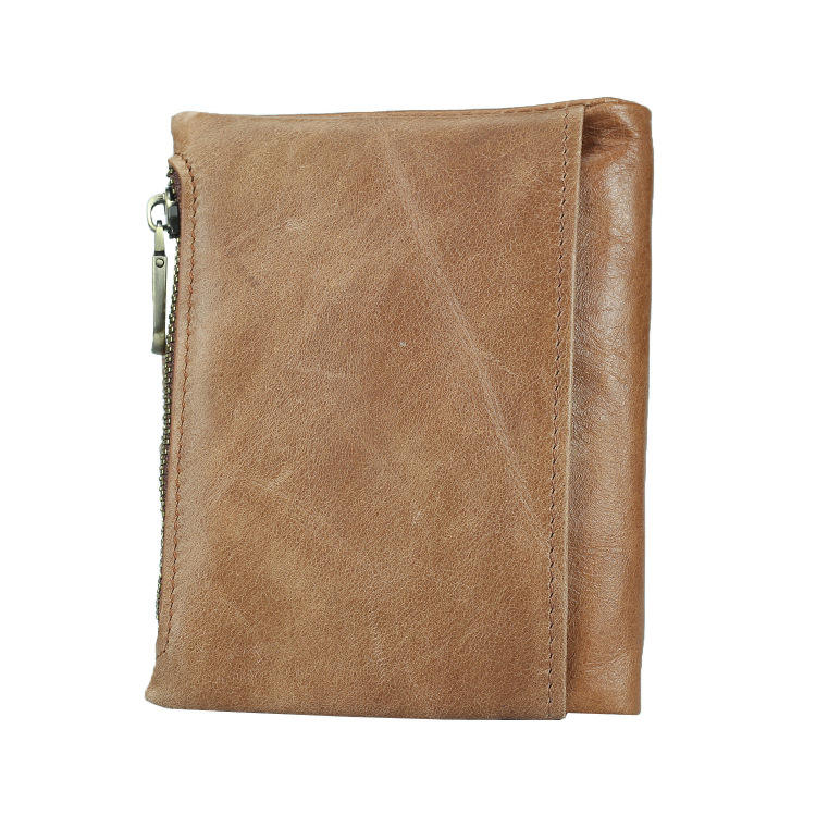 Vintage Brown Leather Key Pouch