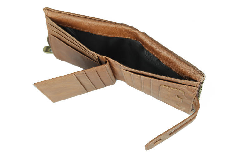 Vintage Brown Leather Key Pouch