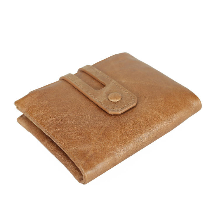 Vintage Brown Leather Key Pouch