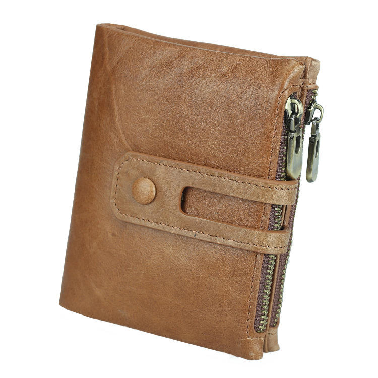 Vintage Brown Leather Key Pouch